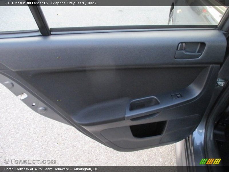 Graphite Gray Pearl / Black 2011 Mitsubishi Lancer ES