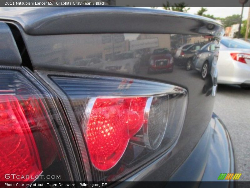 Graphite Gray Pearl / Black 2011 Mitsubishi Lancer ES