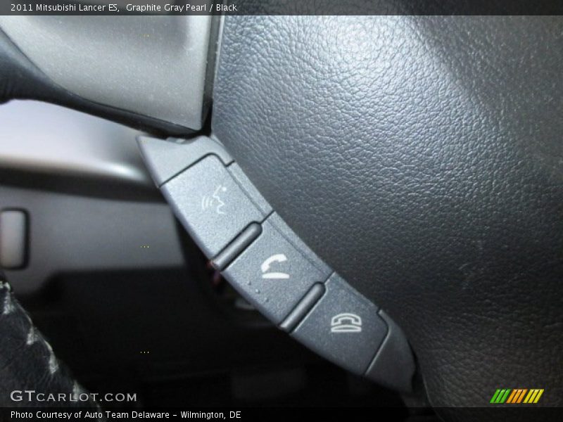 Graphite Gray Pearl / Black 2011 Mitsubishi Lancer ES