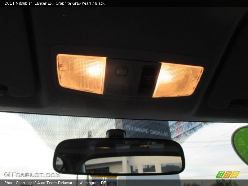 Graphite Gray Pearl / Black 2011 Mitsubishi Lancer ES