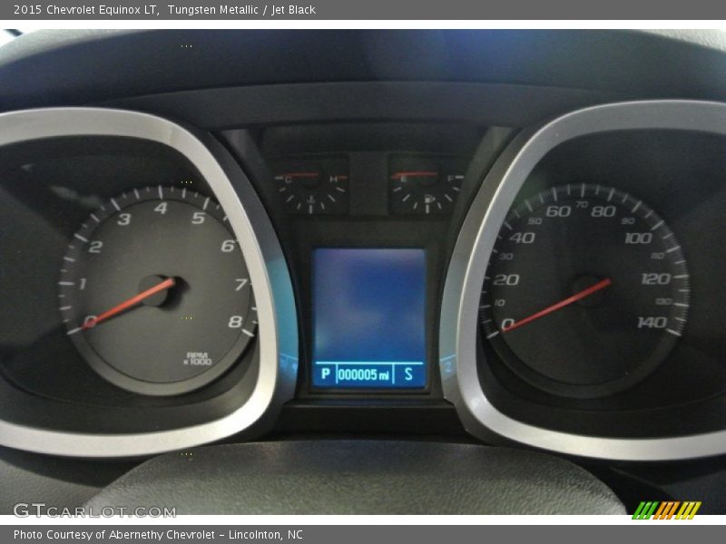 Tungsten Metallic / Jet Black 2015 Chevrolet Equinox LT