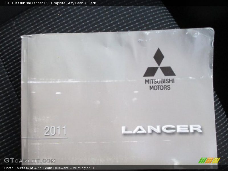 Graphite Gray Pearl / Black 2011 Mitsubishi Lancer ES