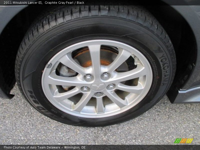 Graphite Gray Pearl / Black 2011 Mitsubishi Lancer ES