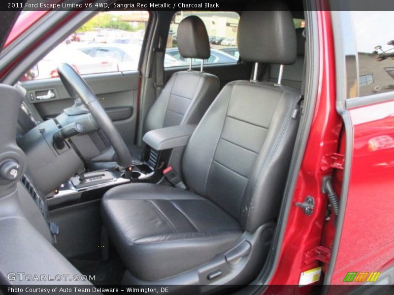 Sangria Red Metallic / Charcoal Black 2011 Ford Escape Limited V6 4WD