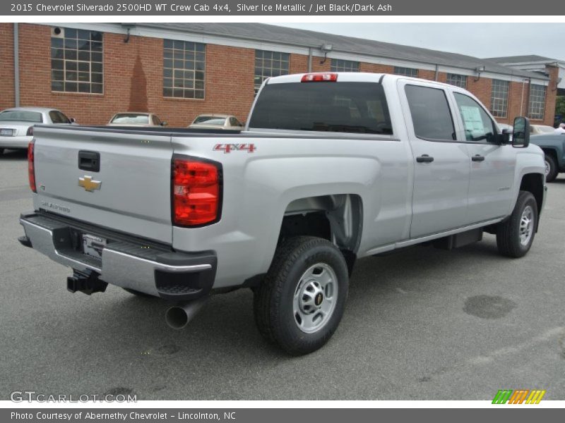 Silver Ice Metallic / Jet Black/Dark Ash 2015 Chevrolet Silverado 2500HD WT Crew Cab 4x4