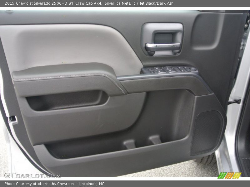 Silver Ice Metallic / Jet Black/Dark Ash 2015 Chevrolet Silverado 2500HD WT Crew Cab 4x4