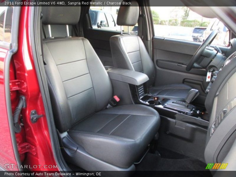 Sangria Red Metallic / Charcoal Black 2011 Ford Escape Limited V6 4WD