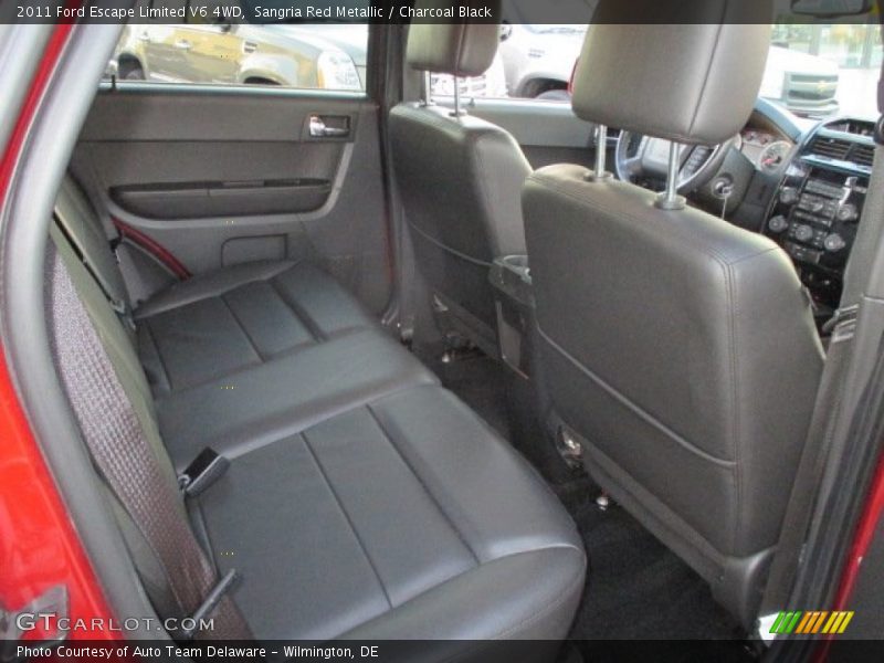 Sangria Red Metallic / Charcoal Black 2011 Ford Escape Limited V6 4WD