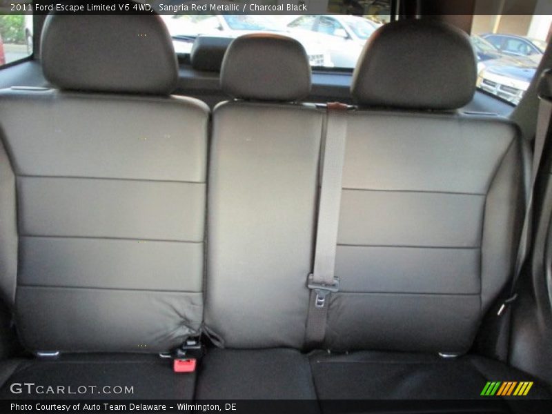 Sangria Red Metallic / Charcoal Black 2011 Ford Escape Limited V6 4WD