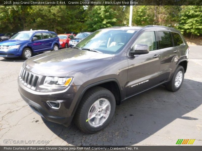 Granite Crystal Metallic / Black/Light Frost Beige 2015 Jeep Grand Cherokee Laredo E 4x4