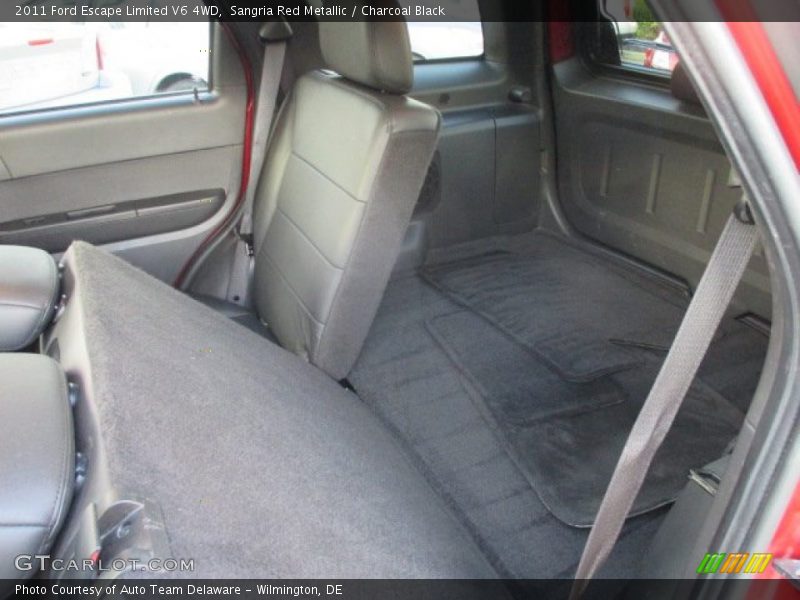 Sangria Red Metallic / Charcoal Black 2011 Ford Escape Limited V6 4WD