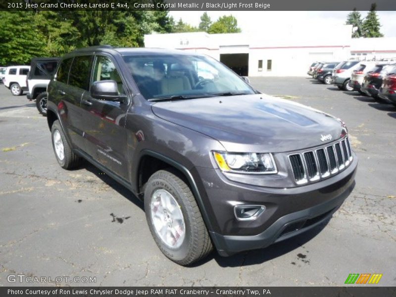 Granite Crystal Metallic / Black/Light Frost Beige 2015 Jeep Grand Cherokee Laredo E 4x4