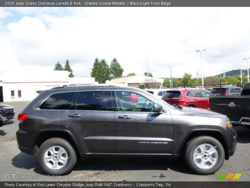 Granite Crystal Metallic / Black/Light Frost Beige 2015 Jeep Grand Cherokee Laredo E 4x4
