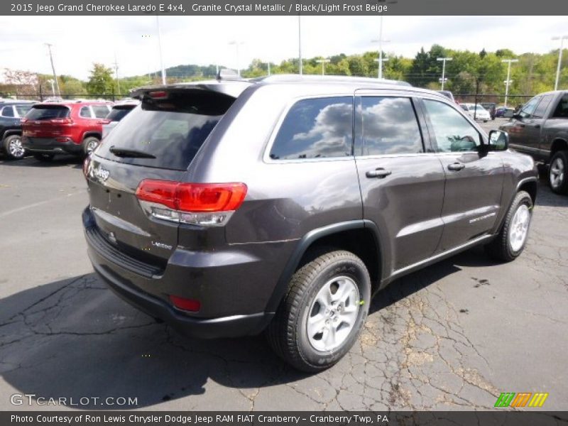 Granite Crystal Metallic / Black/Light Frost Beige 2015 Jeep Grand Cherokee Laredo E 4x4