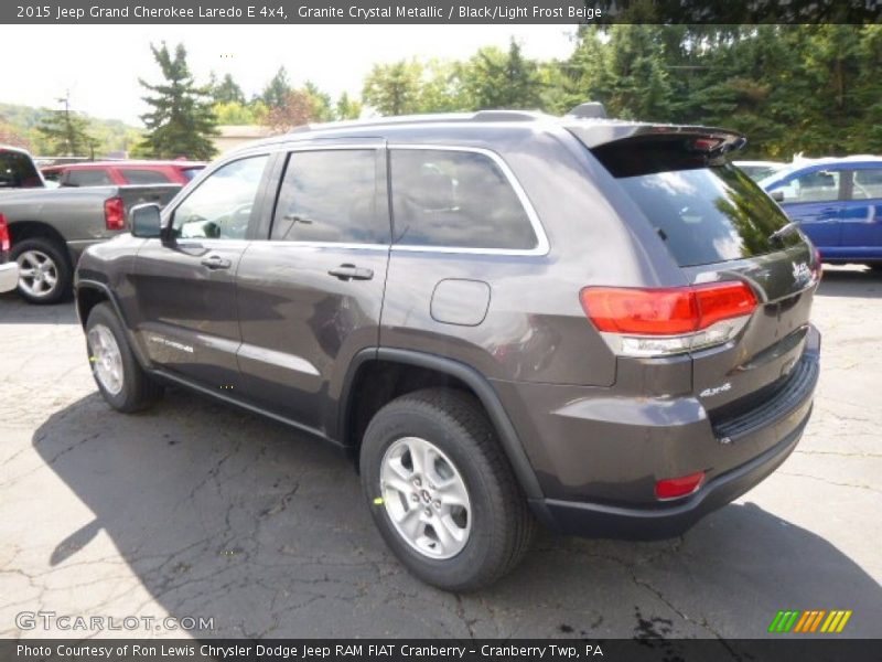 Granite Crystal Metallic / Black/Light Frost Beige 2015 Jeep Grand Cherokee Laredo E 4x4