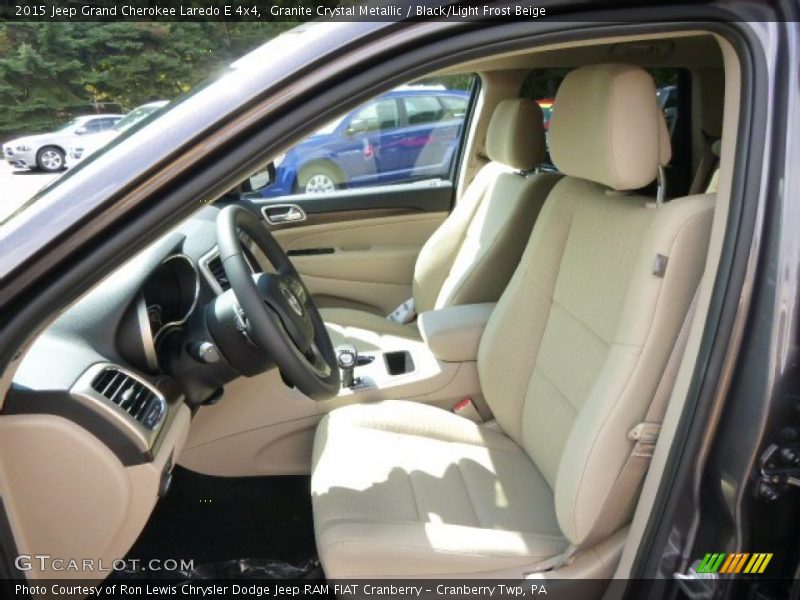 Granite Crystal Metallic / Black/Light Frost Beige 2015 Jeep Grand Cherokee Laredo E 4x4