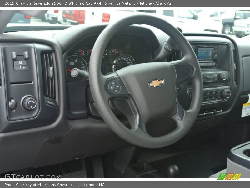 Silver Ice Metallic / Jet Black/Dark Ash 2015 Chevrolet Silverado 2500HD WT Crew Cab 4x4