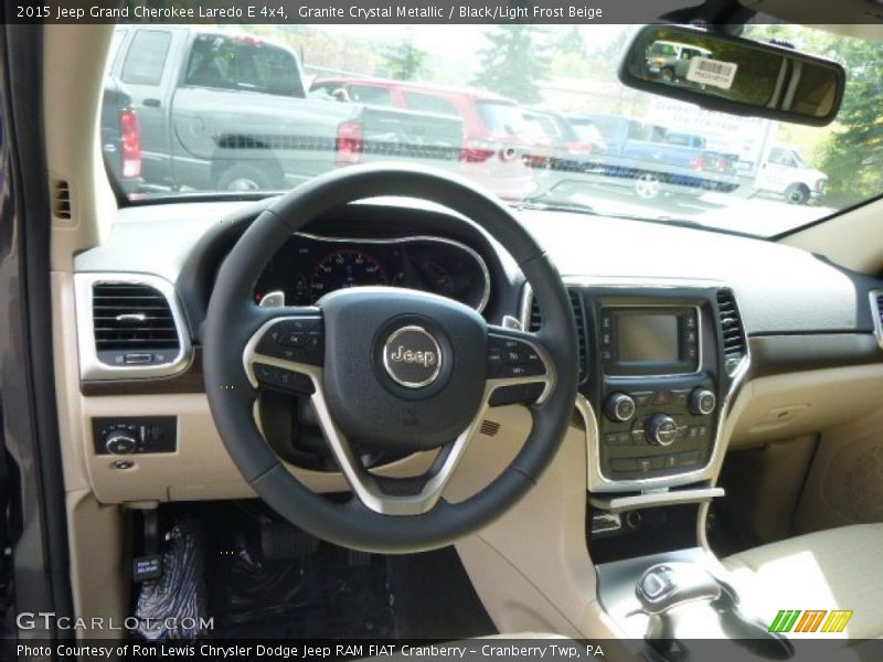 Granite Crystal Metallic / Black/Light Frost Beige 2015 Jeep Grand Cherokee Laredo E 4x4
