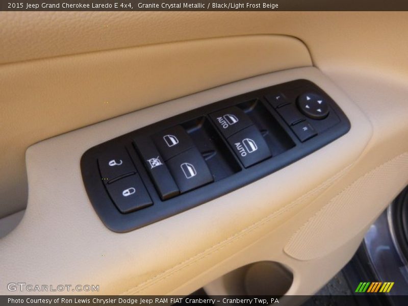 Granite Crystal Metallic / Black/Light Frost Beige 2015 Jeep Grand Cherokee Laredo E 4x4