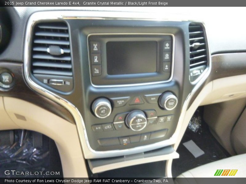 Granite Crystal Metallic / Black/Light Frost Beige 2015 Jeep Grand Cherokee Laredo E 4x4