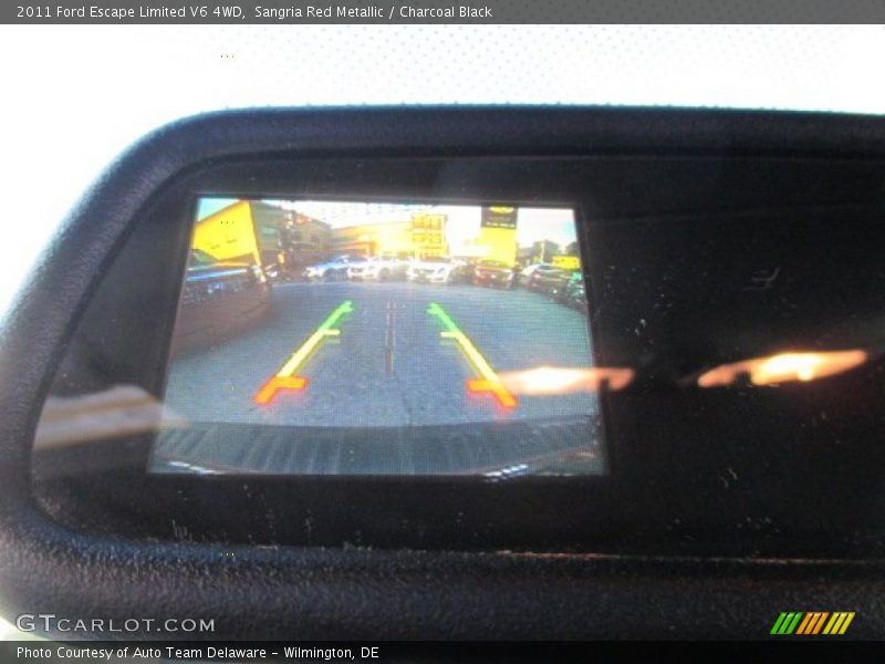Sangria Red Metallic / Charcoal Black 2011 Ford Escape Limited V6 4WD