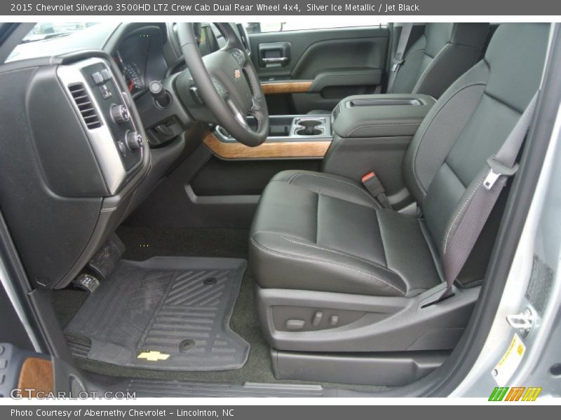  2015 Silverado 3500HD LTZ Crew Cab Dual Rear Wheel 4x4 Jet Black Interior