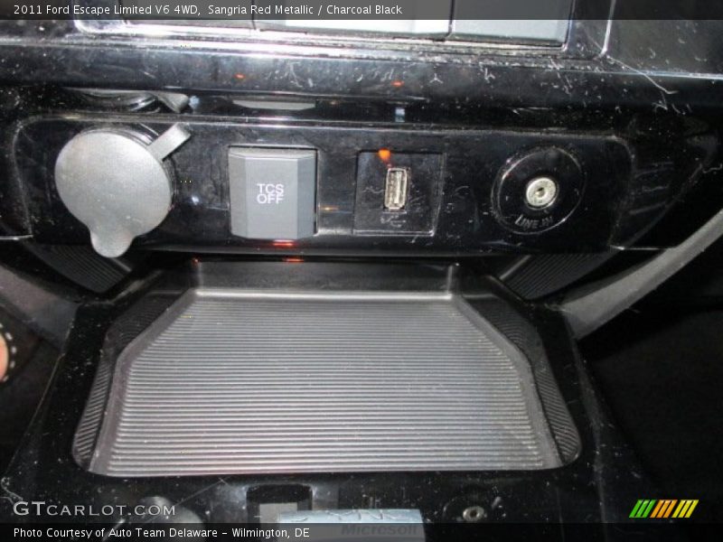 Sangria Red Metallic / Charcoal Black 2011 Ford Escape Limited V6 4WD