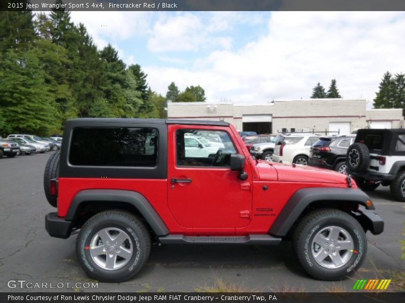 Firecracker Red / Black 2015 Jeep Wrangler Sport S 4x4