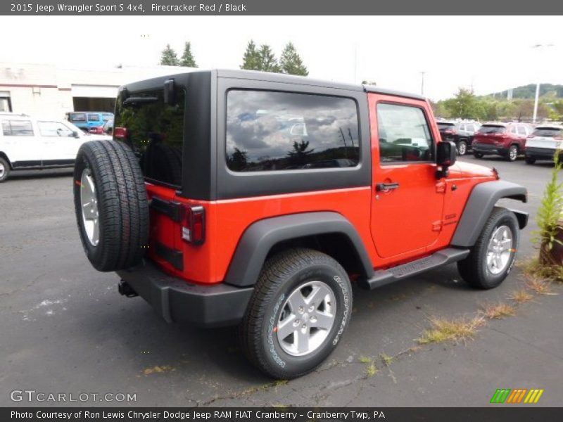 Firecracker Red / Black 2015 Jeep Wrangler Sport S 4x4