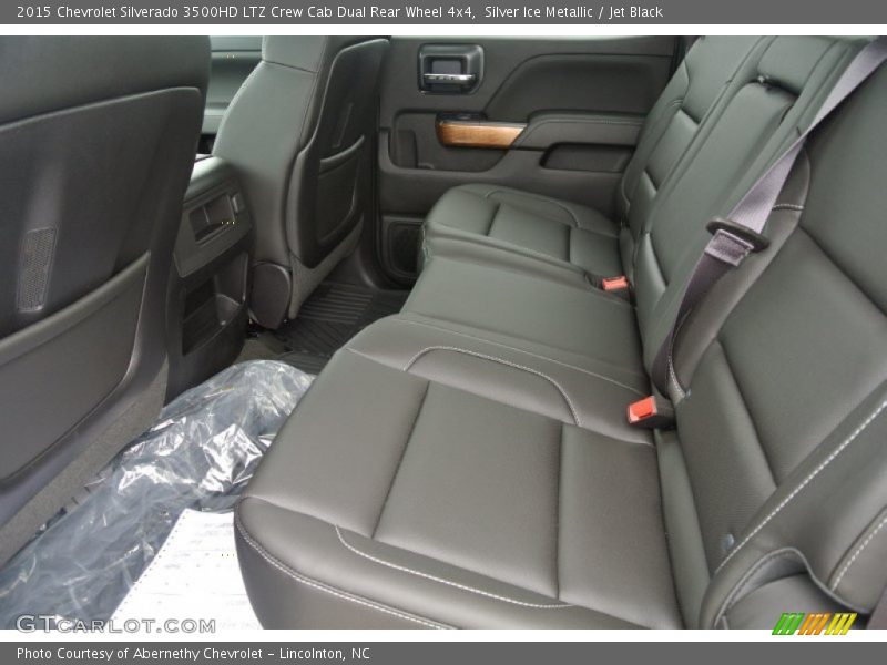 Rear Seat of 2015 Silverado 3500HD LTZ Crew Cab Dual Rear Wheel 4x4