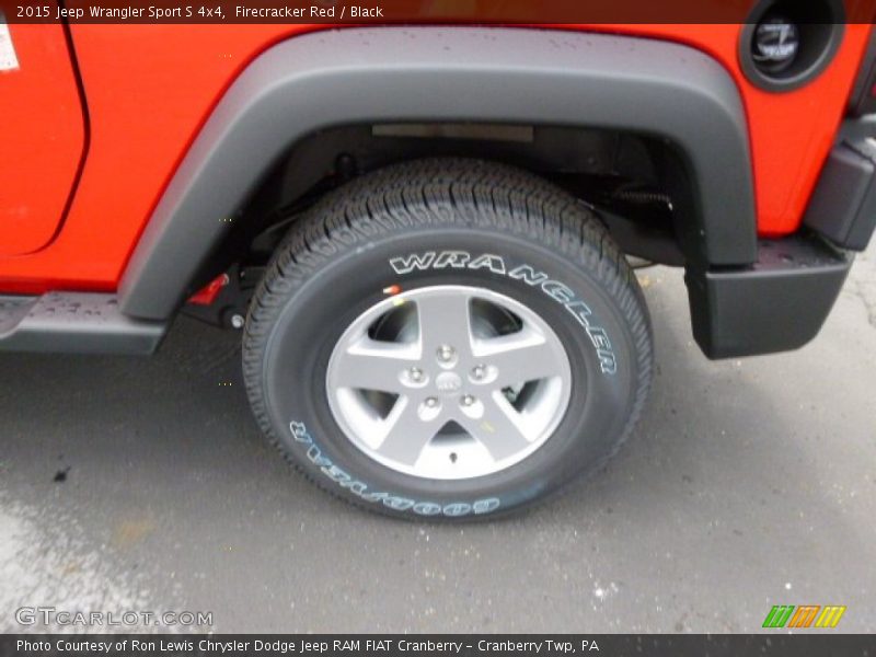 Firecracker Red / Black 2015 Jeep Wrangler Sport S 4x4