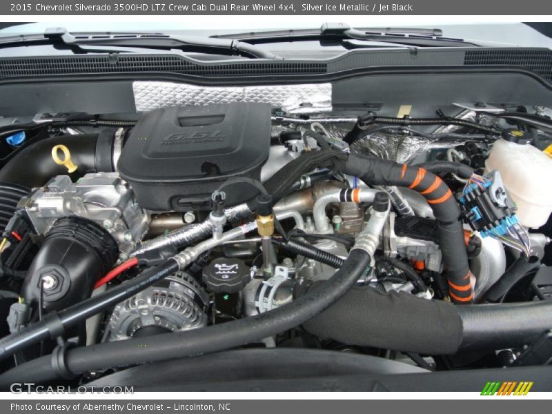  2015 Silverado 3500HD LTZ Crew Cab Dual Rear Wheel 4x4 Engine - 6.6 Liter OHV 32-Valve Duramax Turbo-Diesel V8