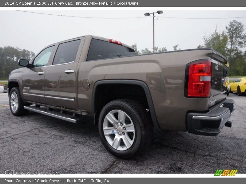 Bronze Alloy Metallic / Cocoa/Dune 2014 GMC Sierra 1500 SLT Crew Cab