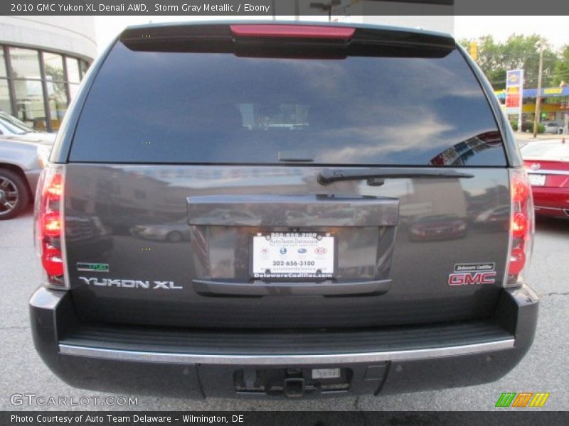 Storm Gray Metallic / Ebony 2010 GMC Yukon XL Denali AWD