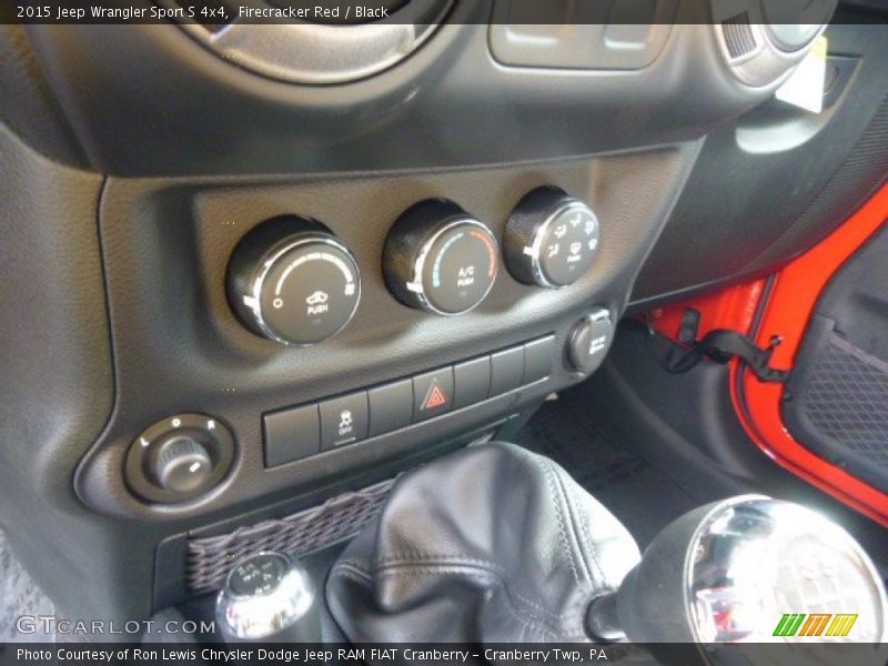 Firecracker Red / Black 2015 Jeep Wrangler Sport S 4x4