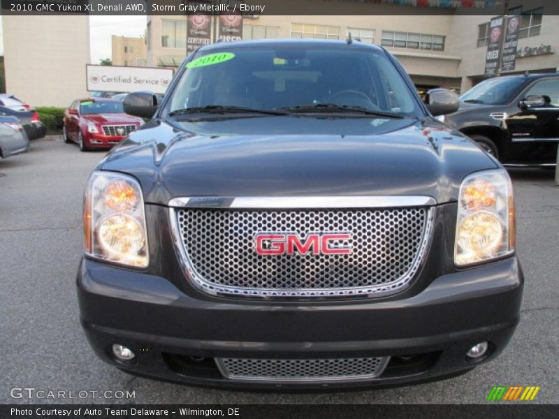 Storm Gray Metallic / Ebony 2010 GMC Yukon XL Denali AWD