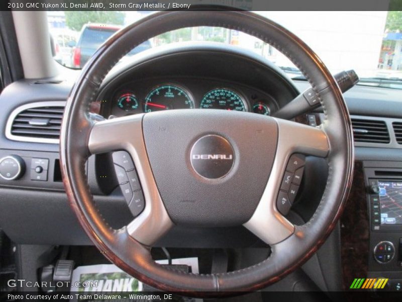 Storm Gray Metallic / Ebony 2010 GMC Yukon XL Denali AWD