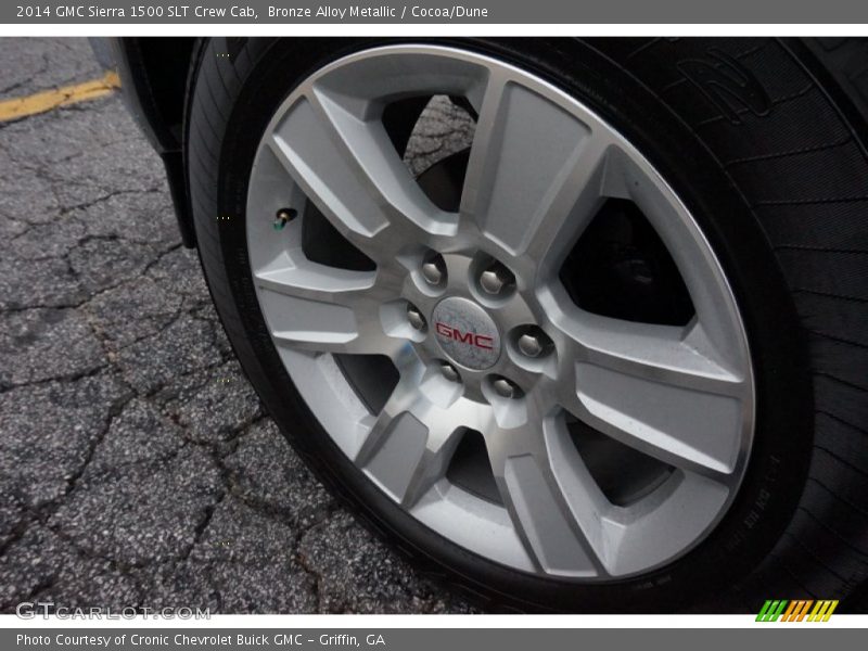 Bronze Alloy Metallic / Cocoa/Dune 2014 GMC Sierra 1500 SLT Crew Cab