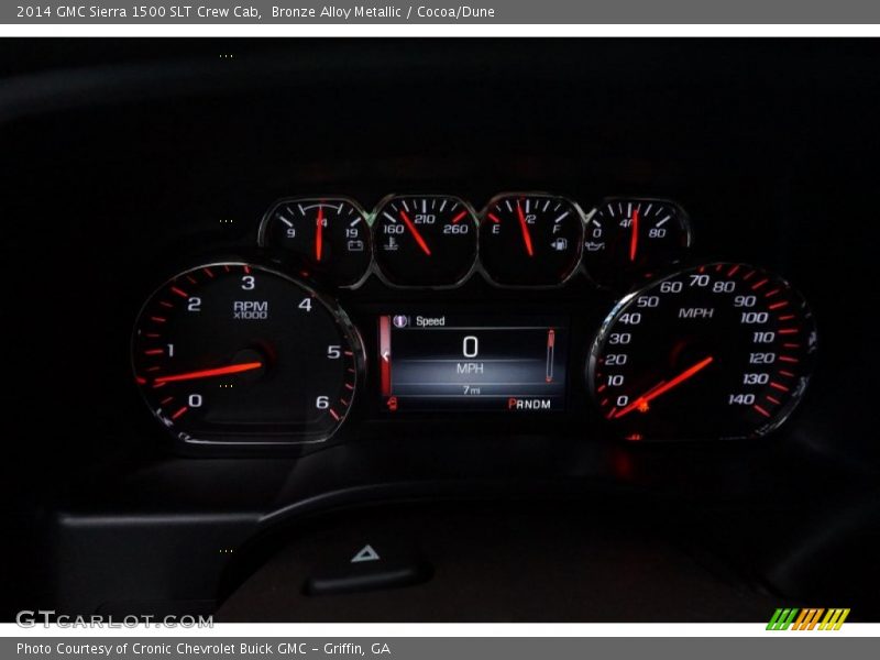 Bronze Alloy Metallic / Cocoa/Dune 2014 GMC Sierra 1500 SLT Crew Cab