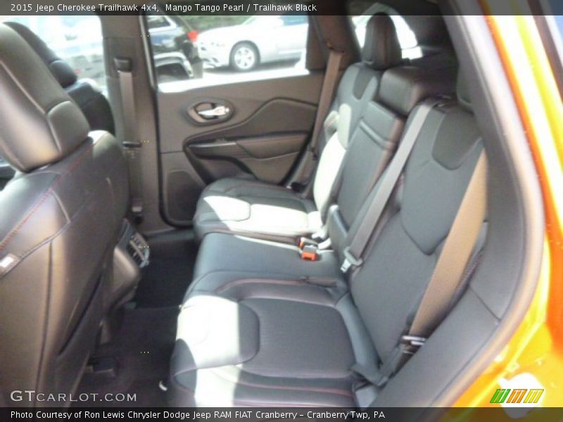 Rear Seat of 2015 Cherokee Trailhawk 4x4