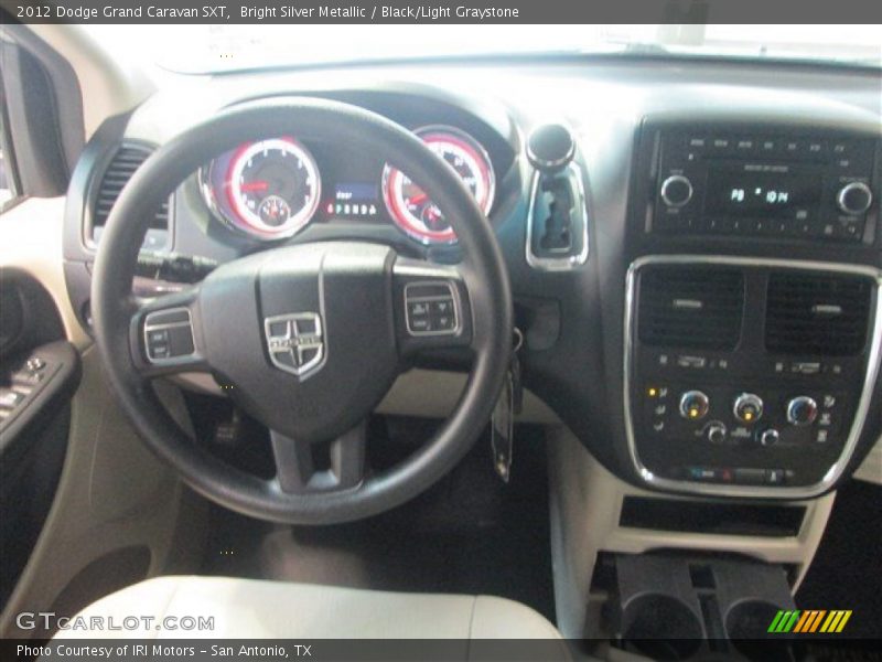 Bright Silver Metallic / Black/Light Graystone 2012 Dodge Grand Caravan SXT