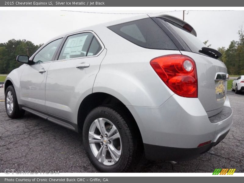 Silver Ice Metallic / Jet Black 2015 Chevrolet Equinox LS