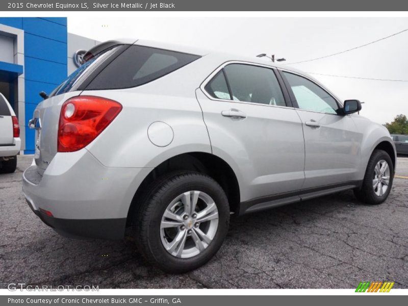 Silver Ice Metallic / Jet Black 2015 Chevrolet Equinox LS