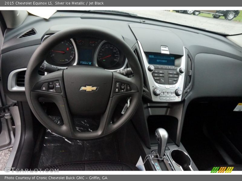 Silver Ice Metallic / Jet Black 2015 Chevrolet Equinox LS