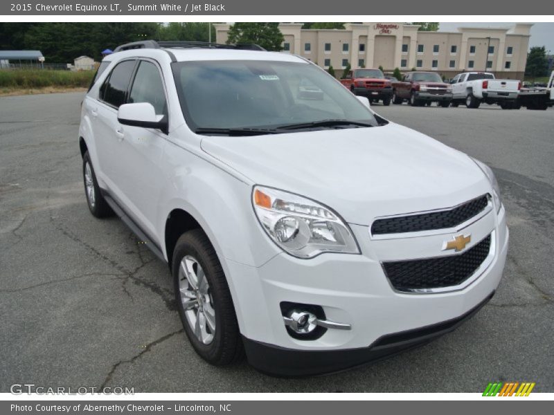 Summit White / Jet Black 2015 Chevrolet Equinox LT