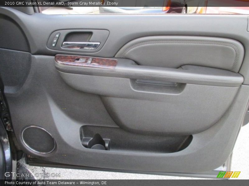 Storm Gray Metallic / Ebony 2010 GMC Yukon XL Denali AWD