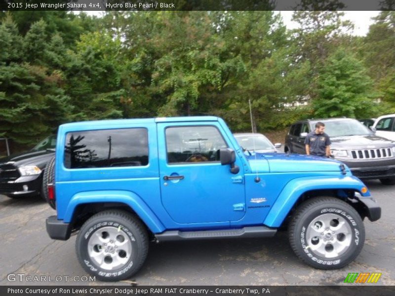  2015 Wrangler Sahara 4x4 Hydro Blue Pearl