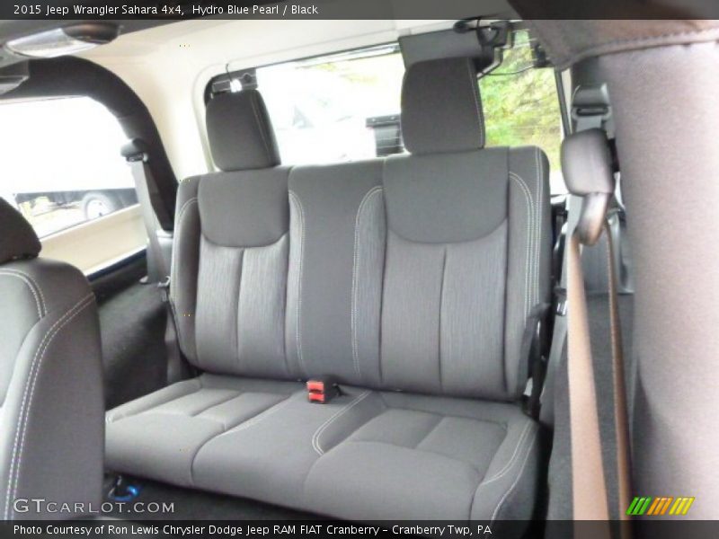 Hydro Blue Pearl / Black 2015 Jeep Wrangler Sahara 4x4