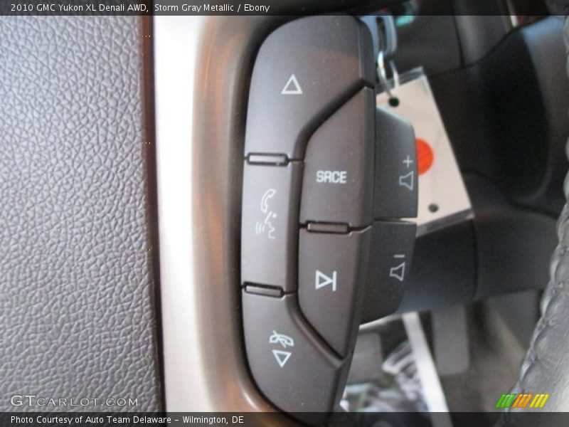 Storm Gray Metallic / Ebony 2010 GMC Yukon XL Denali AWD
