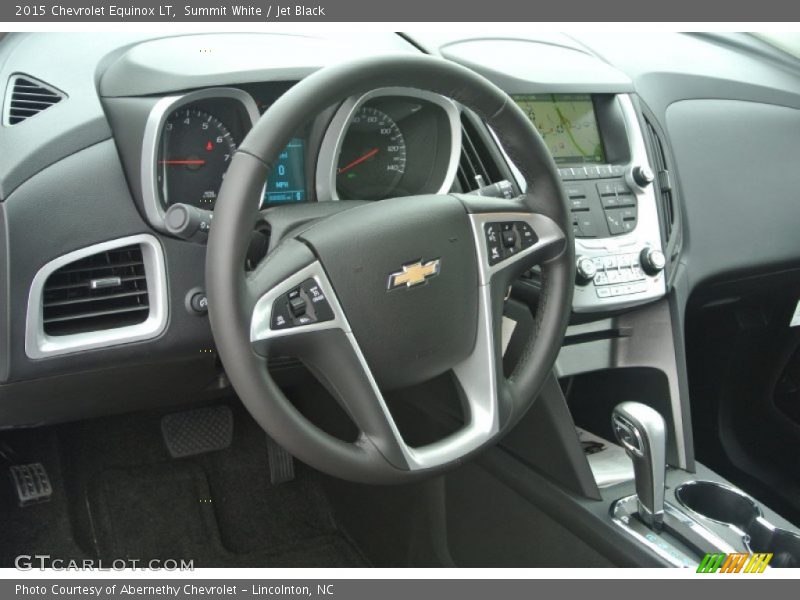 Summit White / Jet Black 2015 Chevrolet Equinox LT